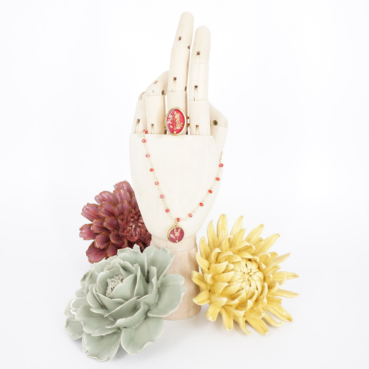 ANELLO FIORI BIG CICLAMINO ANELLO OVALE BIG CICLAMINO ANNA FADDA