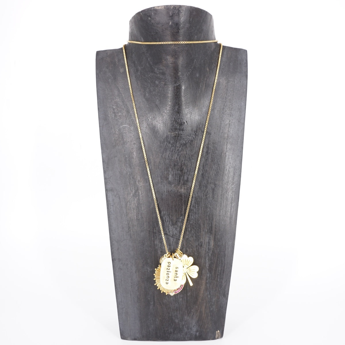 COLLANA MULTICHARM SANTA PAZIENZA COLLANA MULTICHARM SANTA PAZIENZA MR BIGGY