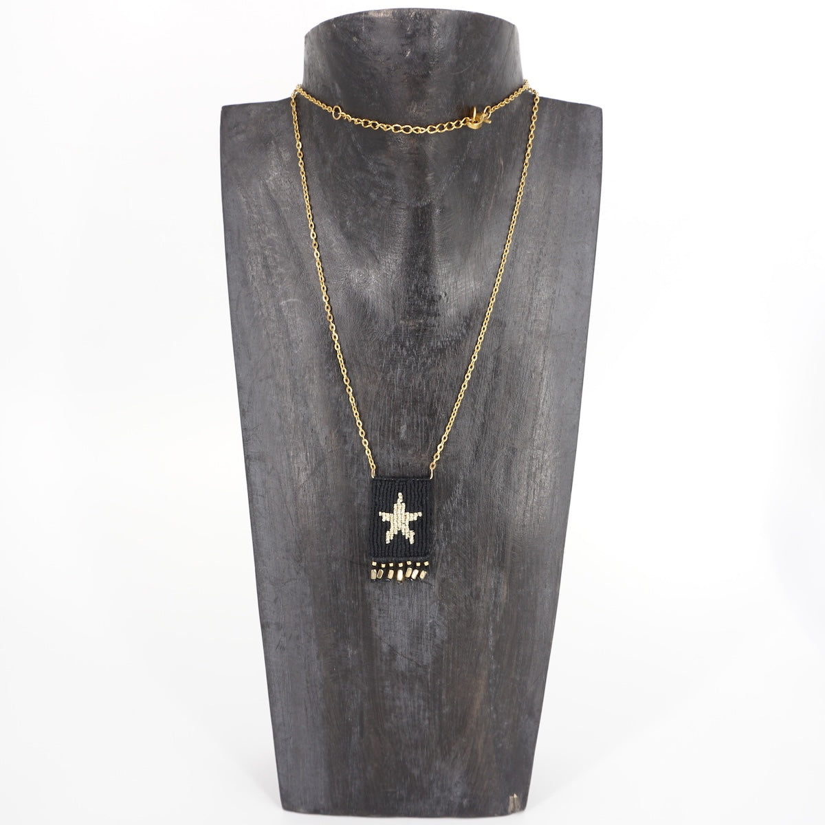 COLLANA TALISMANO STELLA NERA COLLANA TALISMANO COTONE STELLA NERO NOMADEA