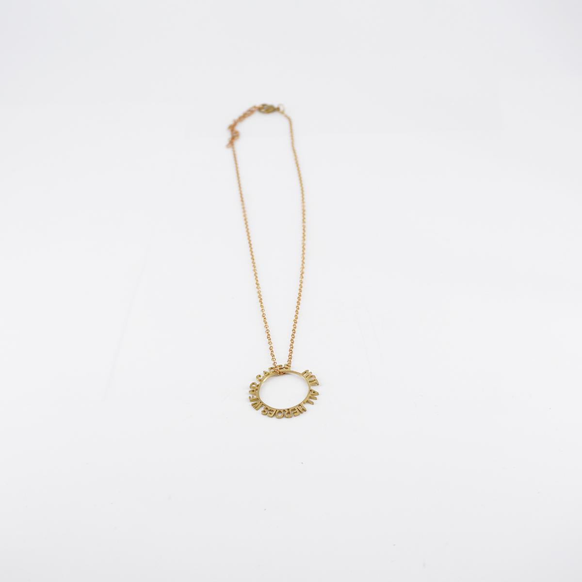 BUBBLE BOX COLLANA SCRITTANOT ALL HEROES WEAR CAPES