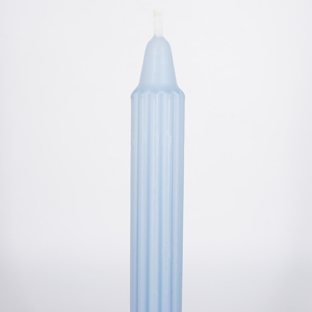 Candela 25 cm dorica BLU FUMO CANDELA 25 CM DORICA BLU FUMO CERERIA DI GIORGIO