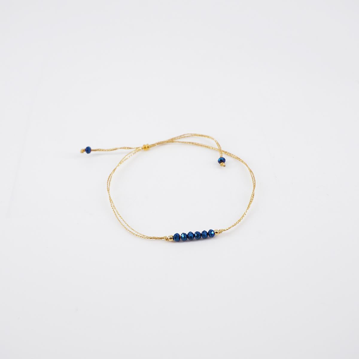 Braccialetto PERLINE FILO BLU BRACCIALETTO PERLINE FILO BLU NUSA DUA