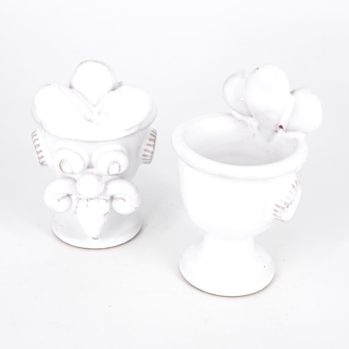 Mori portauovo PALE DI FICO bianco MORI PORTAUOVO PALE DI FICO BIANCO FRATANTONI