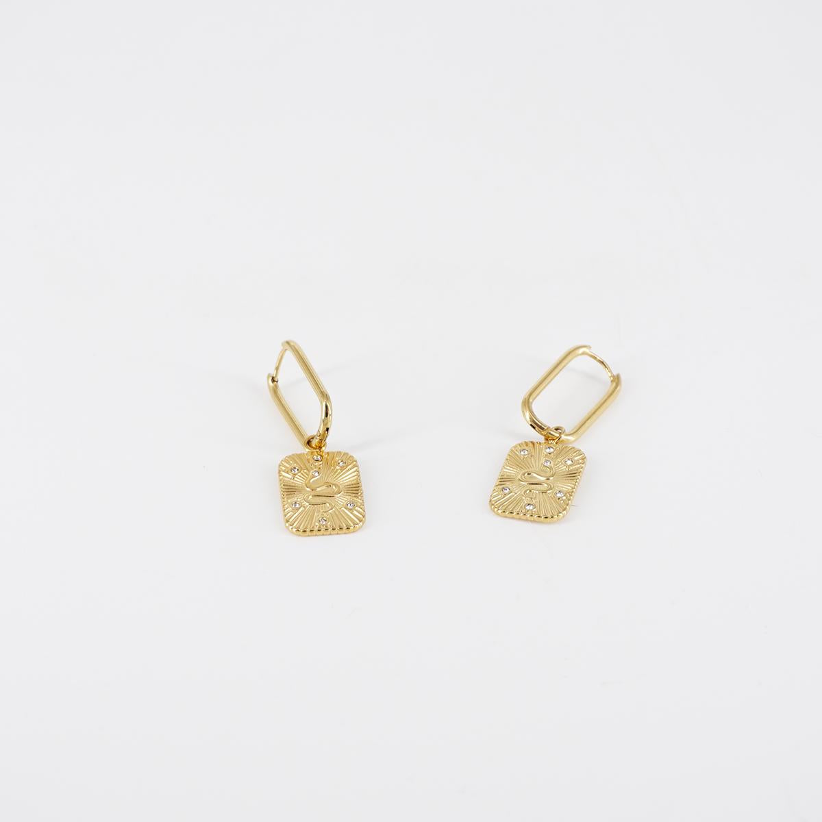 Boucles d'oreilles coeur en PAPIER