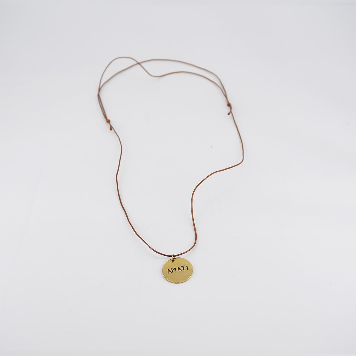 Collana AMATI cordino