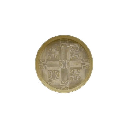 Vassoio trama tondo NUDE