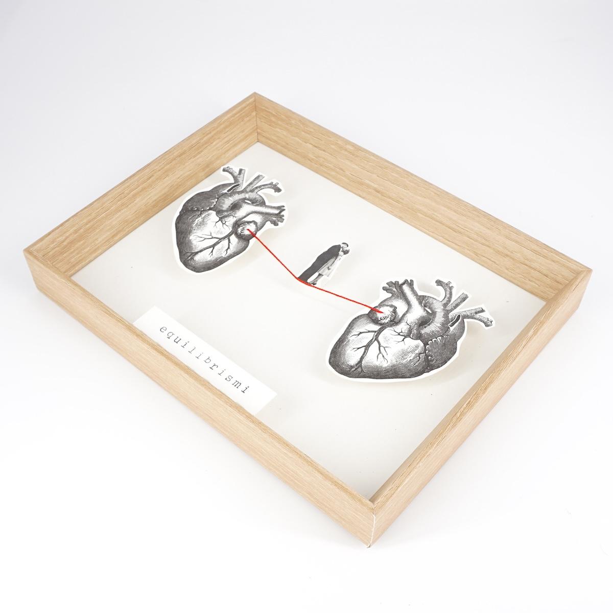 Equilibrismo bamboo cuore e cuore BACIO