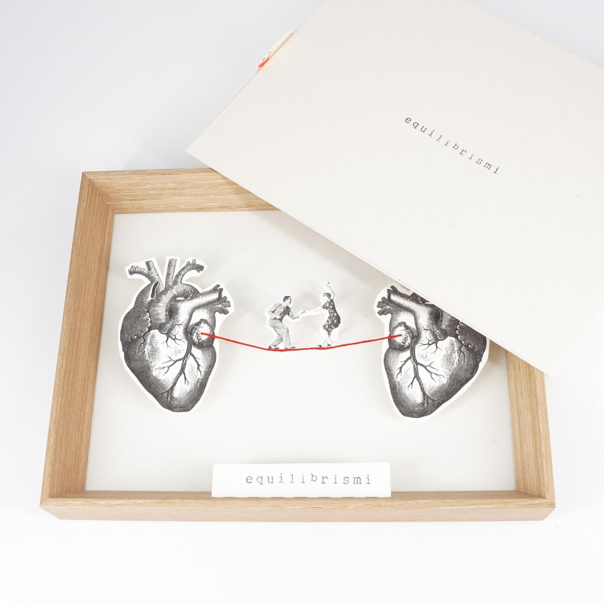 Equilibrismo bamboo cuore e cuore BALLERINI