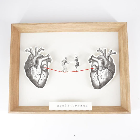Equilibrismo bamboo cuore e cuore BALLERINI