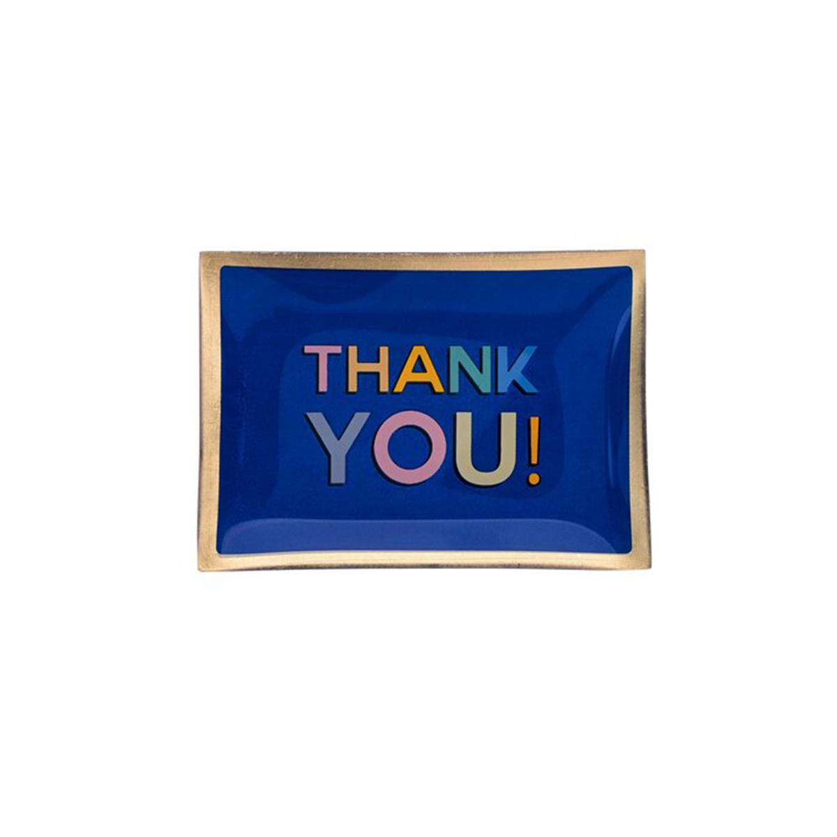 Rectangular plate THANK YOU