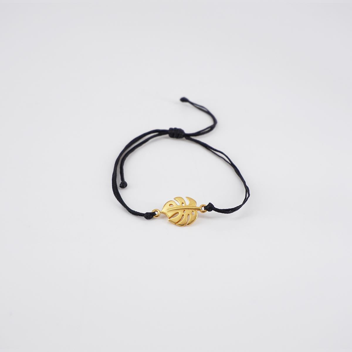 MONSTERA single-strand bracelet
