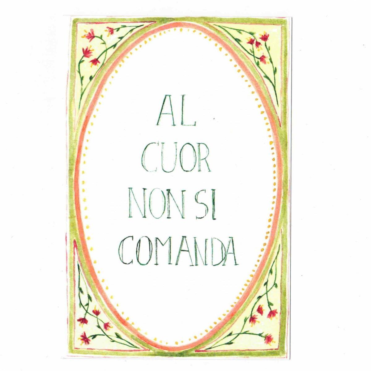 CATERINA BERTA CARTOLINA DETTIAL CUOR..