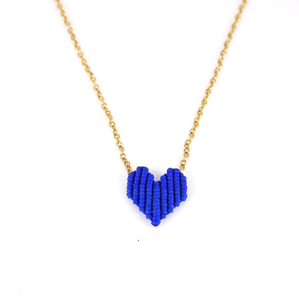 NOMADEA COLLANA CUOREPIATTO BLU