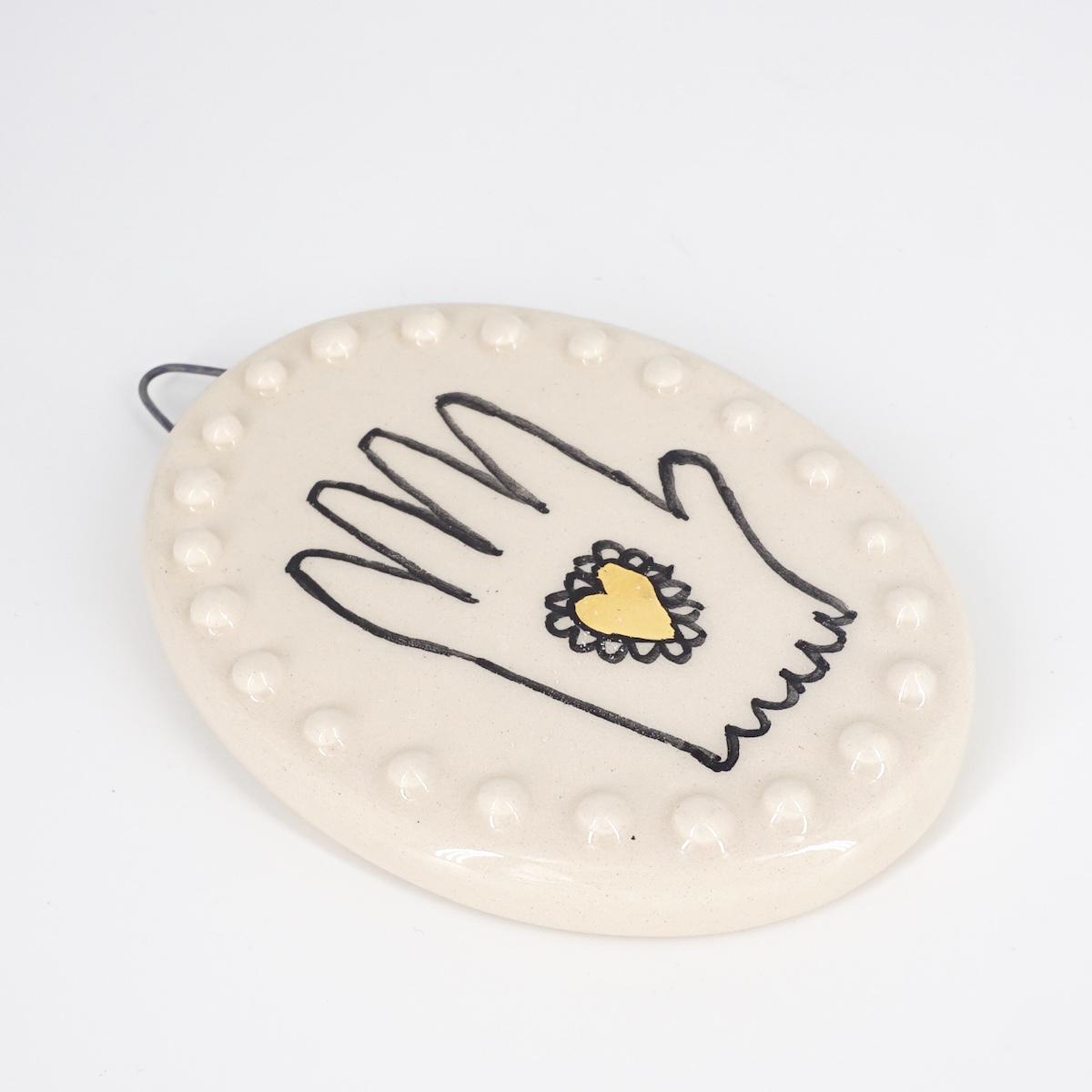 ROSSO RAMINA OVALE MANINABIANCO BOLLICINE