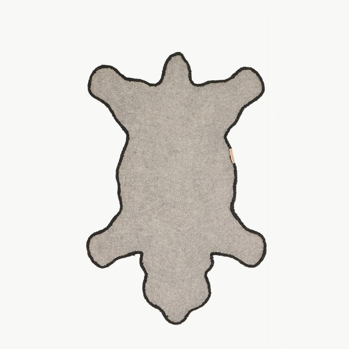 Floral Bear Skin Rug