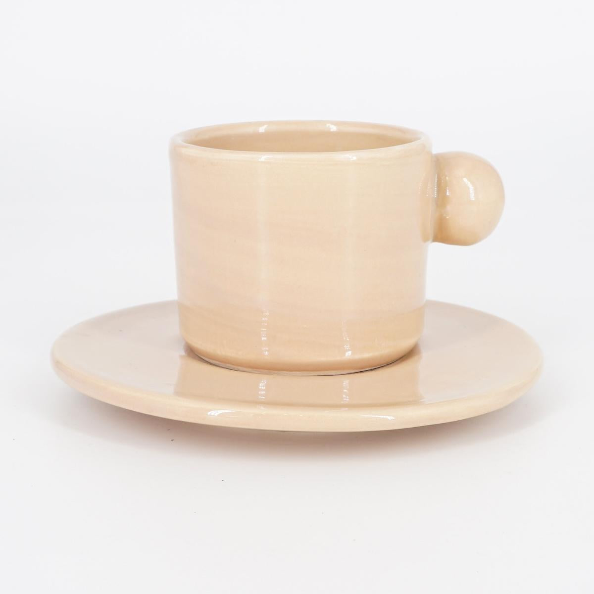 TAZZINA CAFFè CON PIATTINO TUPPO NUDE TAZZINA CAFFÈ TUPPO NUDE NICOLE