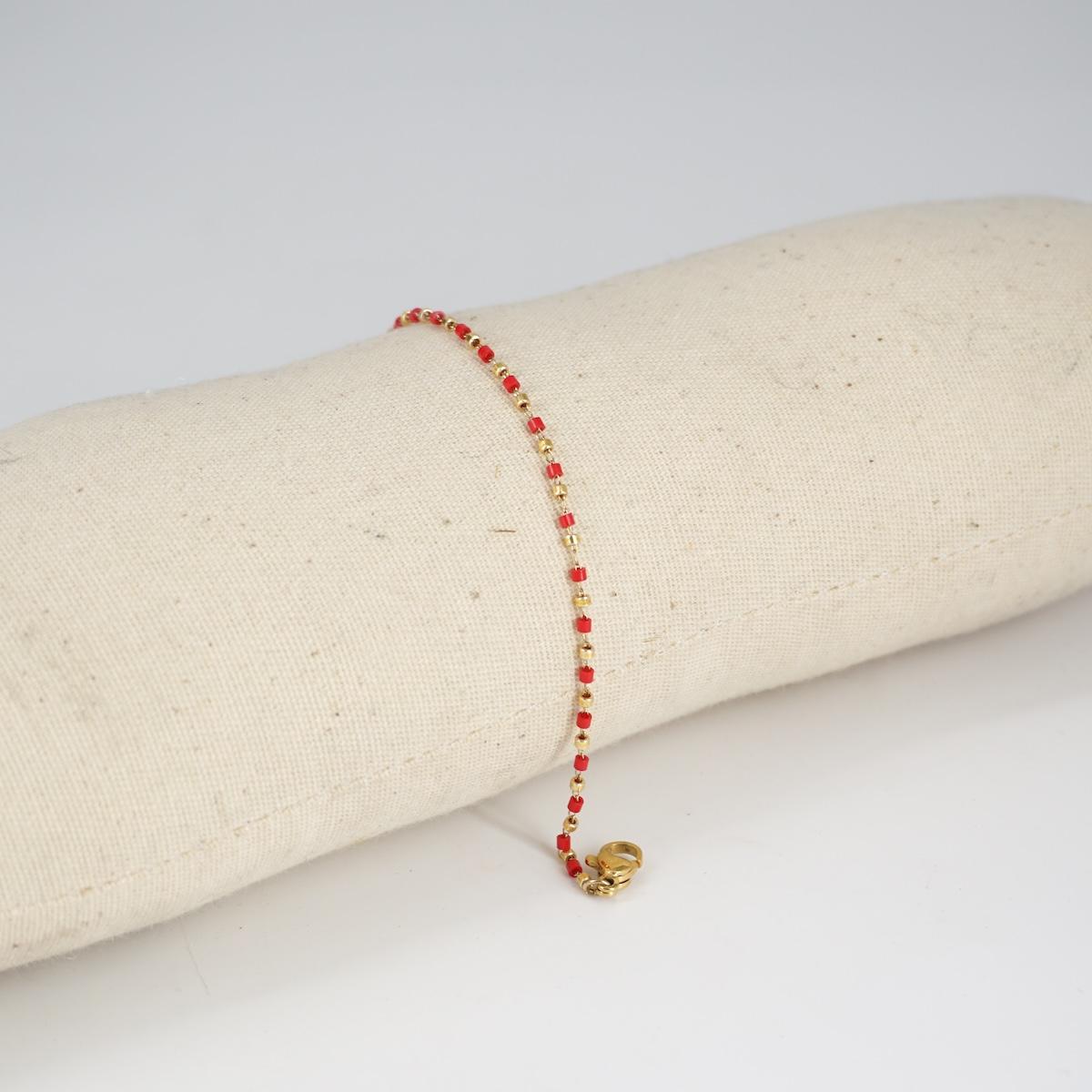 NUSA DUA BRACCIALE PERLINEROSSO