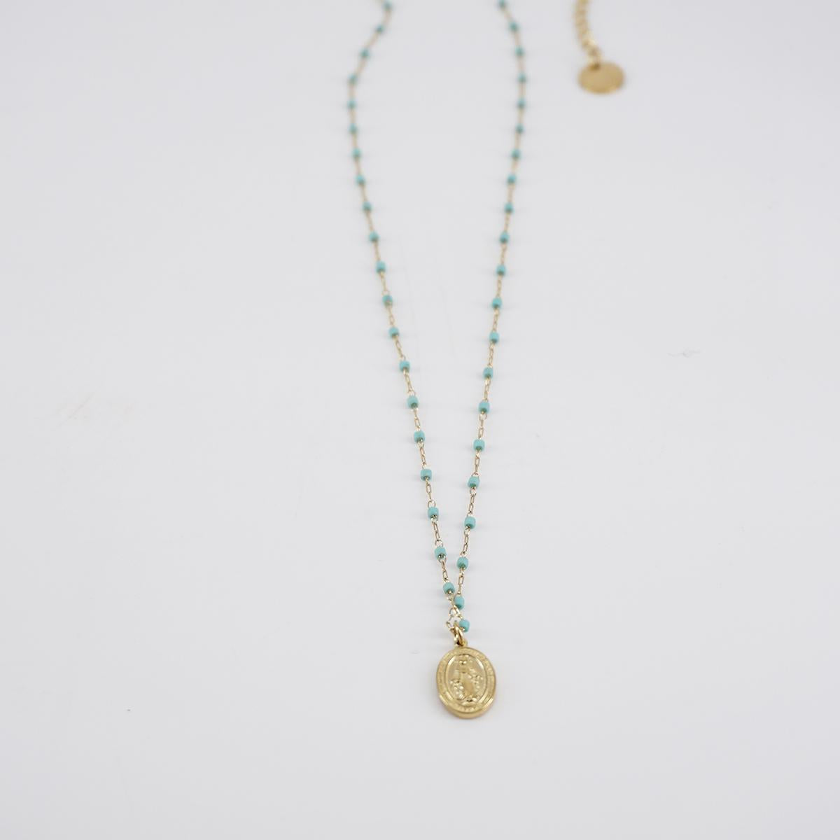 NUSA DUA COLLANA MADONNINA OROVERDE