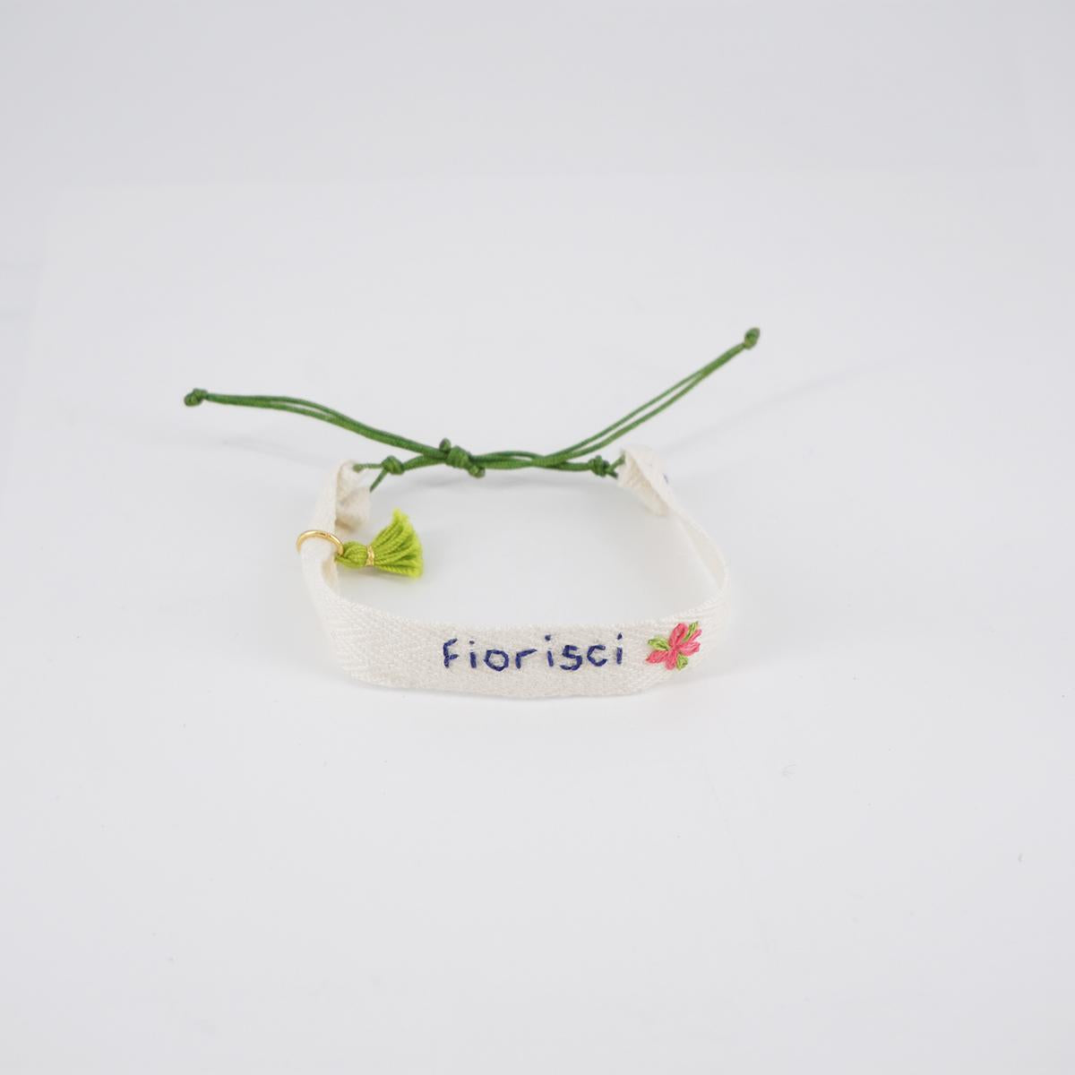 FLOWER tassel bracelet