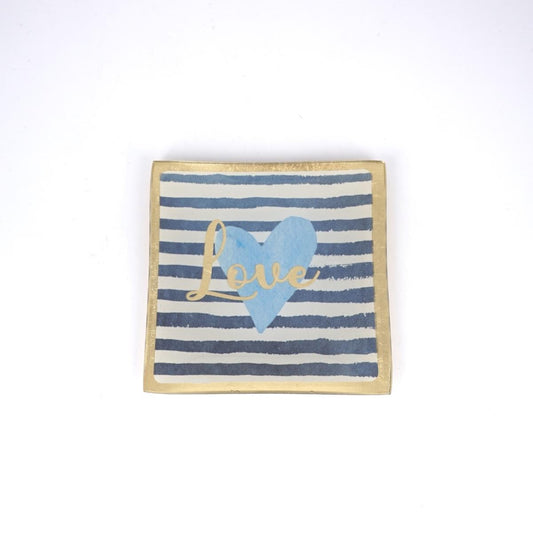 Piattino quadrato LOVE