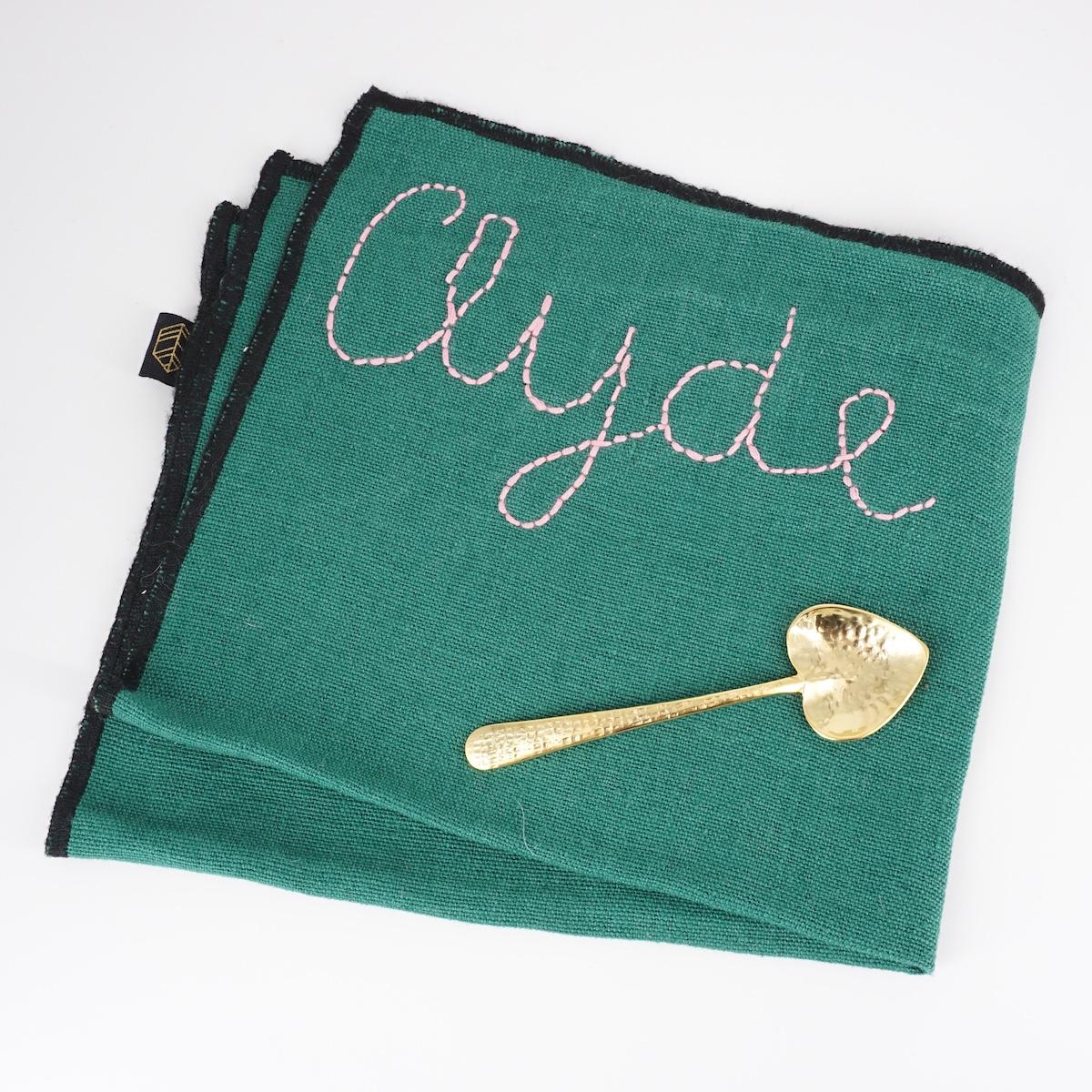 Tovaglietta ricamata CLYDE cedre
