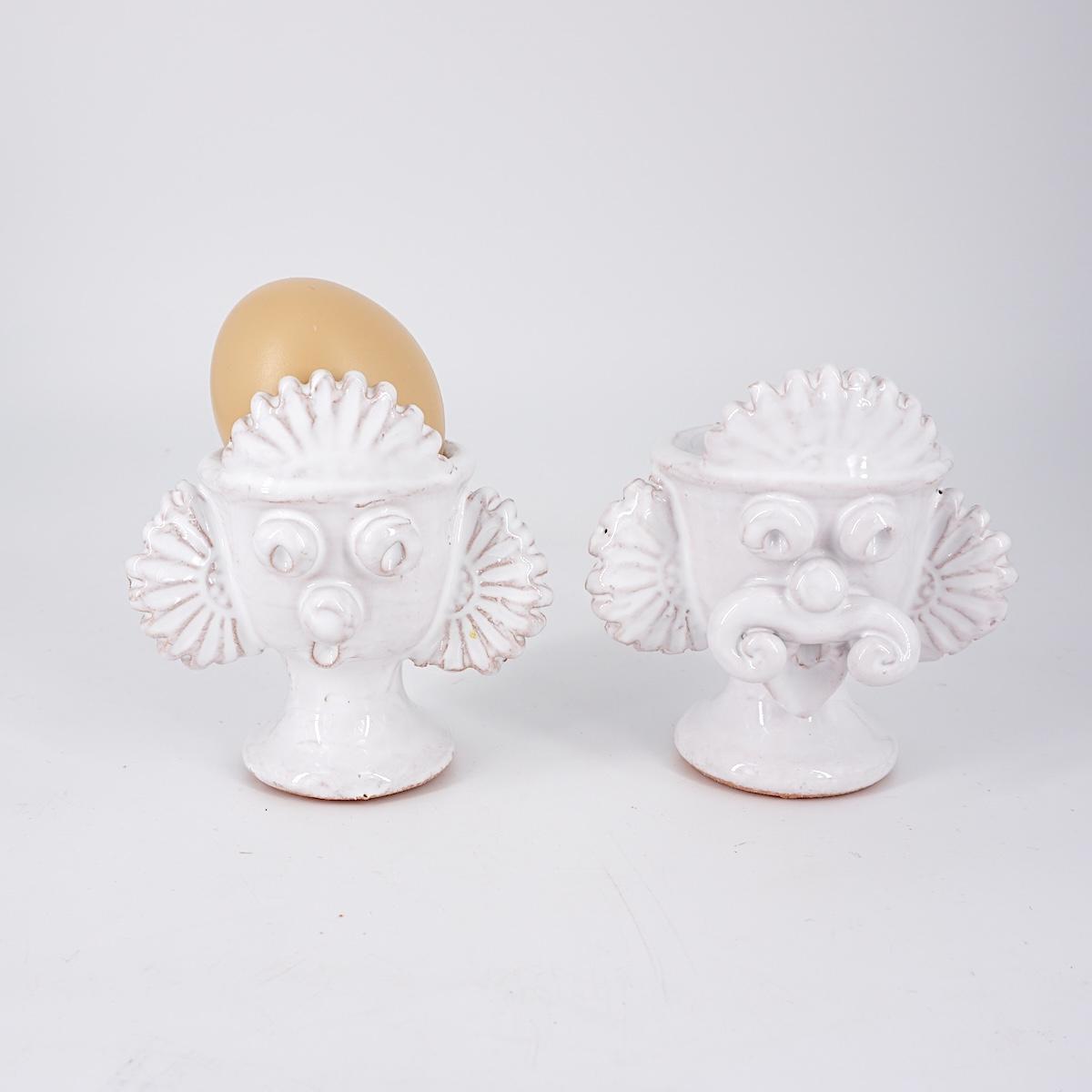 Coquetier Mori SUN blanc