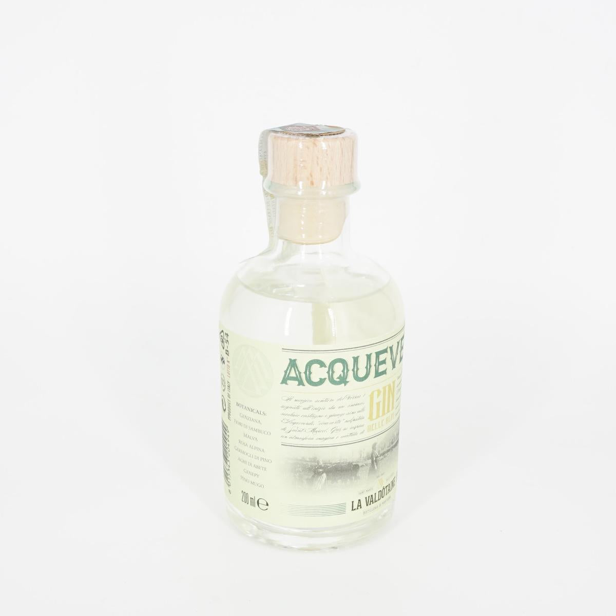 Bottiglia distillato GIN GIN 200ML Valdotaine