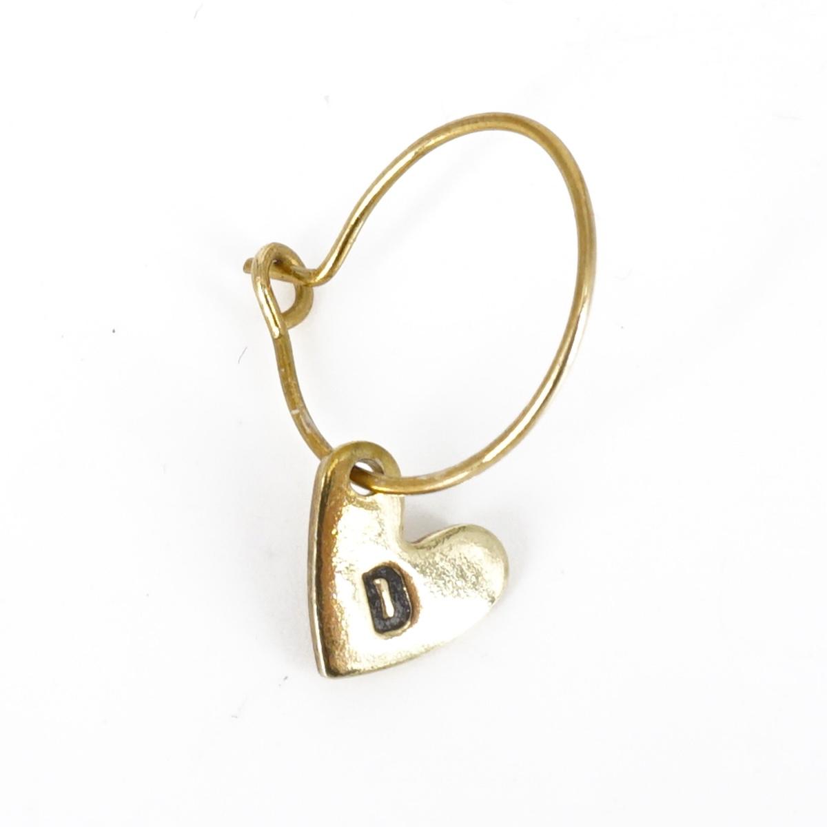 Orecchino cuore D ORECCHINO CUORE D  Loti