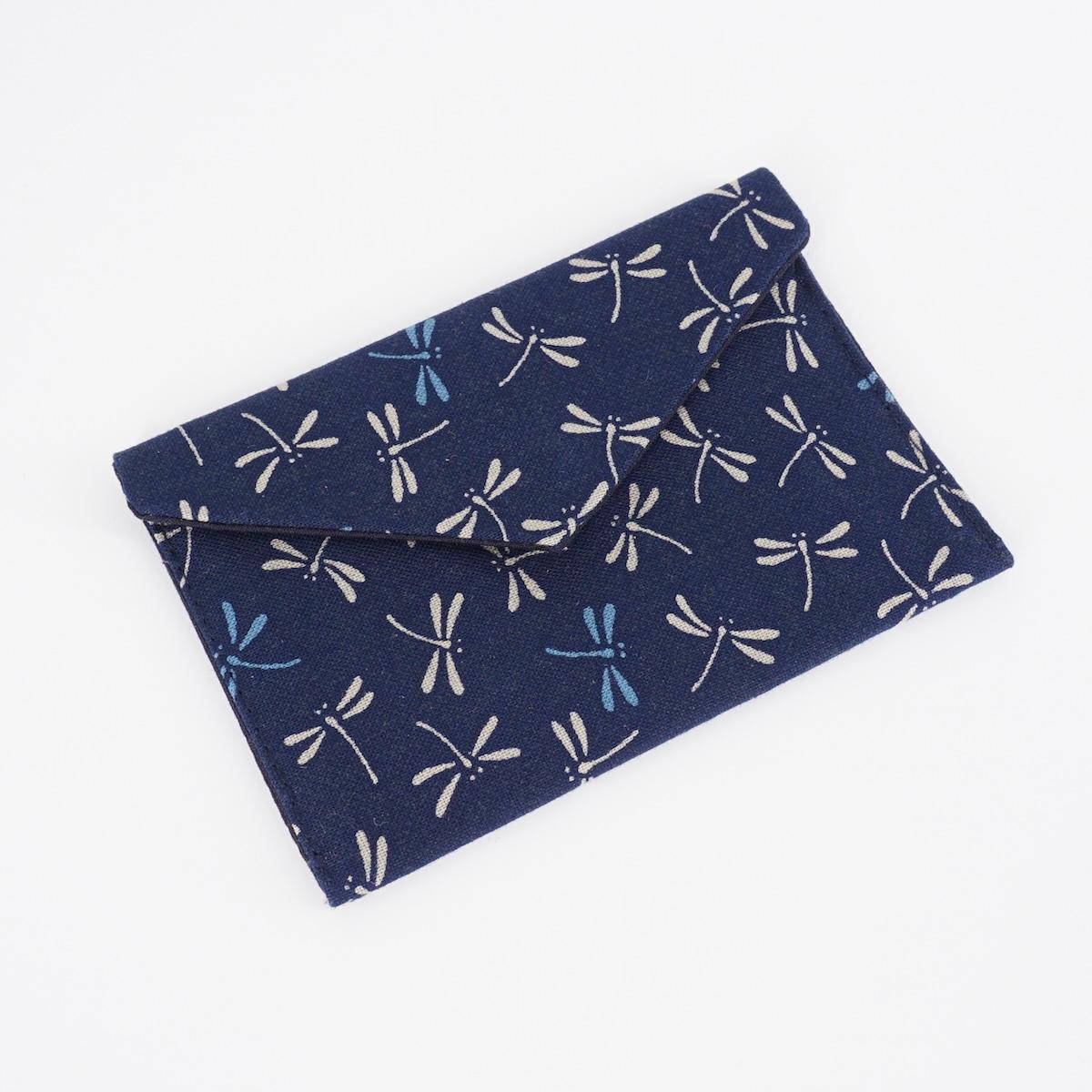 Portacarte LIBELLULE BLU SCURO