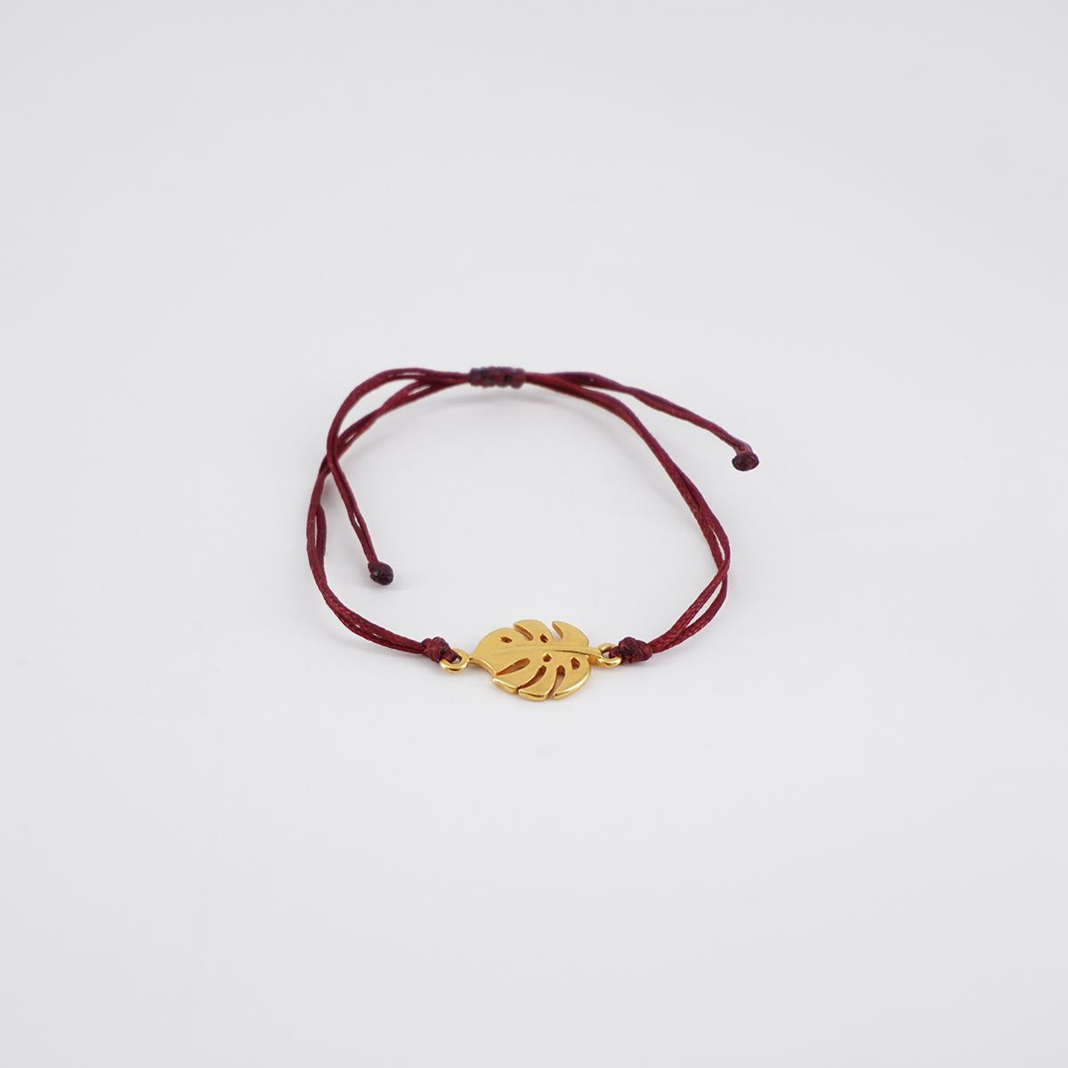 MONSTERA single-strand bracelet