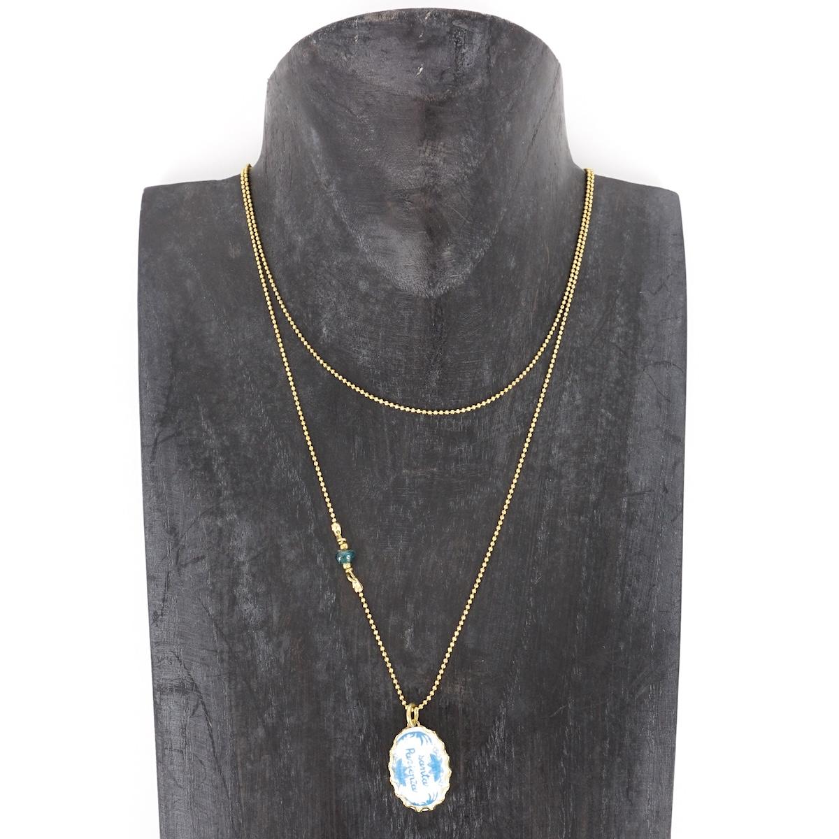 Collana SANTA PAZIENZA con perlina COLLANA SANTA PAZIENZA BOLDISH