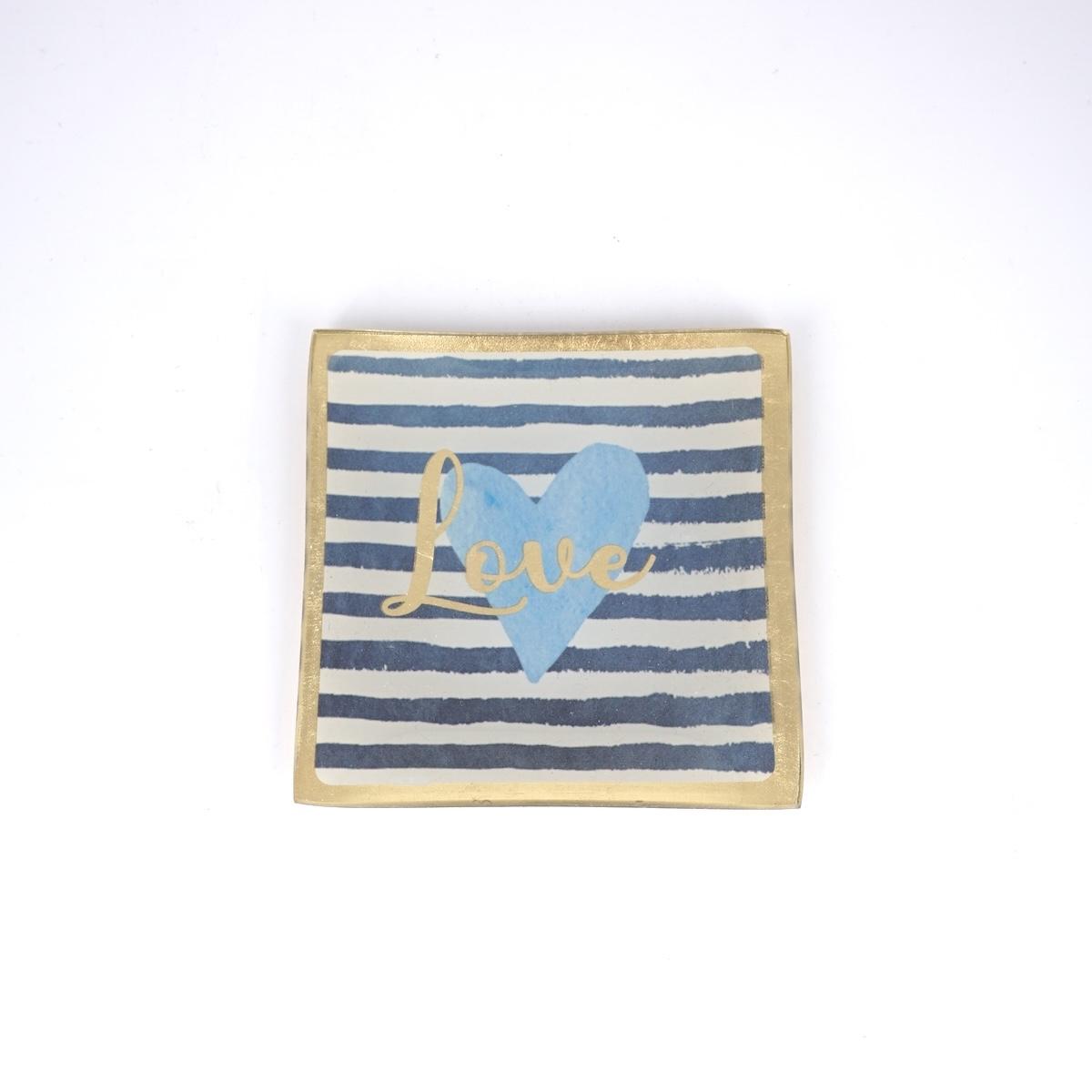 GIFT COMPANY PIATTINO QUADRATOLOVE