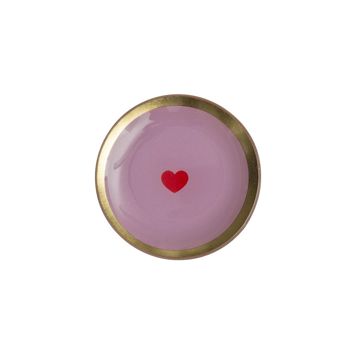 Assiette ronde COEUR