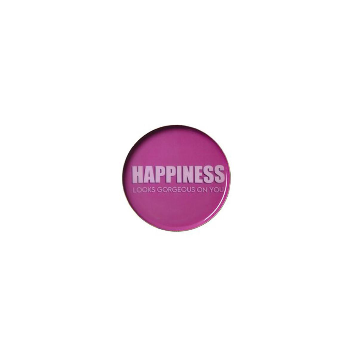 GIFT COMPANY PIATTO TONDOHAPPINESS