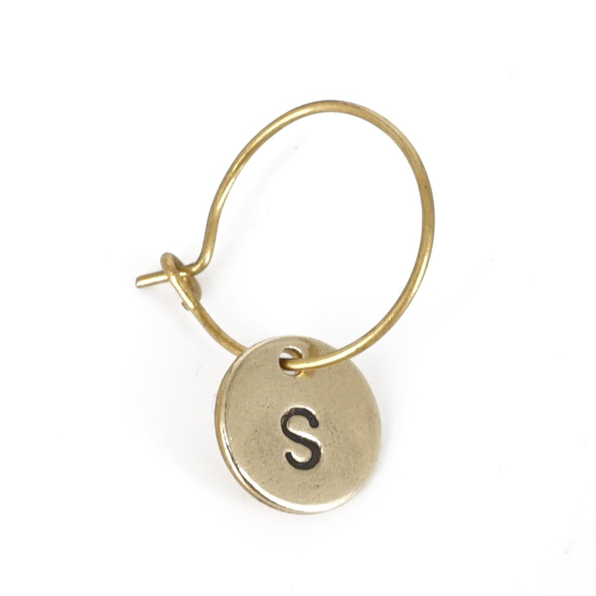 orecchino lettera s ORECCHINO LETTERA S  Loti