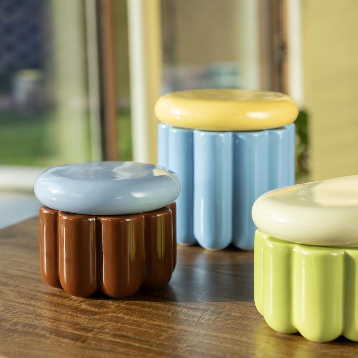 Barattolo CHARLOTTE SMALL MARRONE BARATTOLO CHARLOTTE SMALL MARRONE KLEVERING