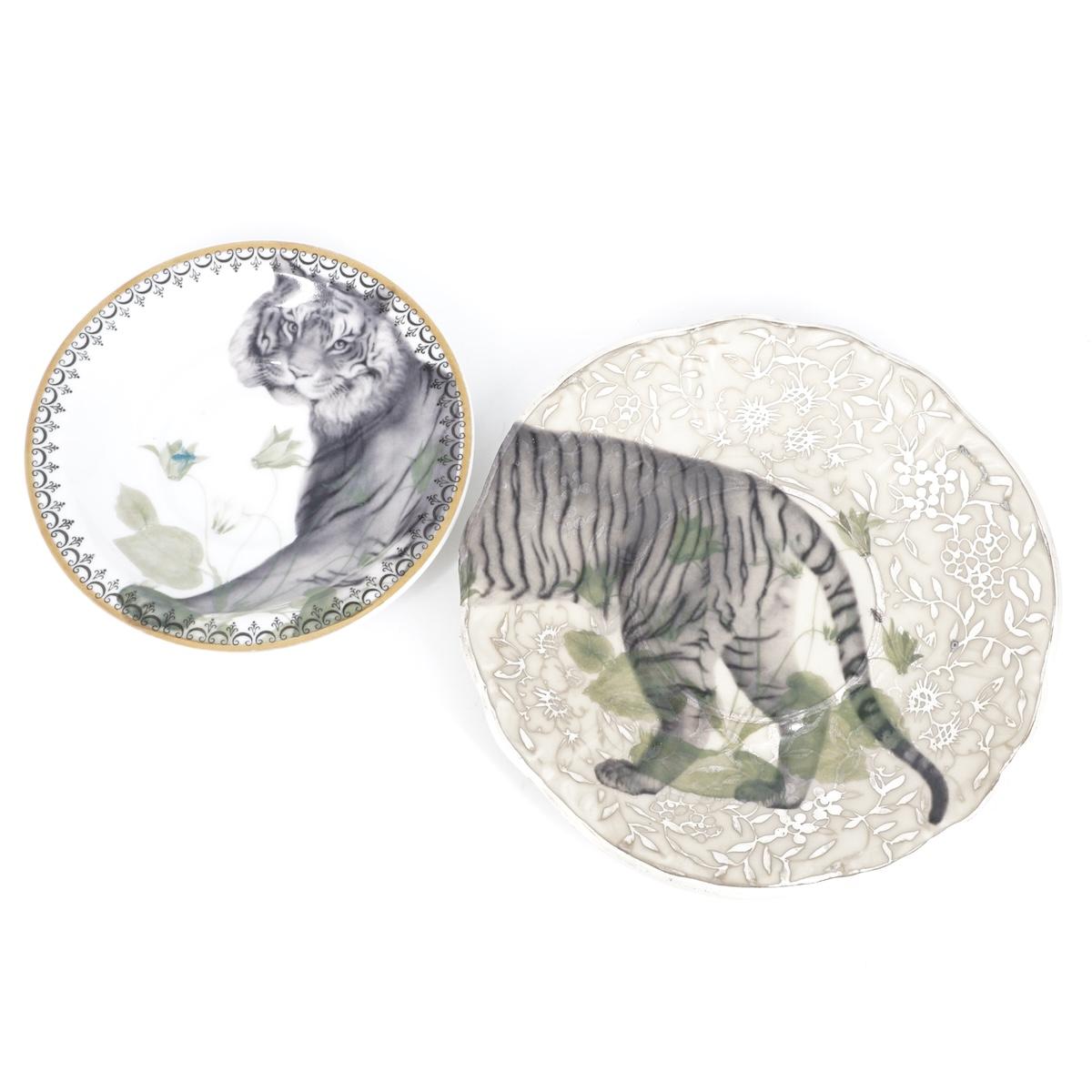 Coppia di piatti tè e caffè TIGRE COPPIA PIATTI TÈ+CAFFÈ TIGRE BOLDISH