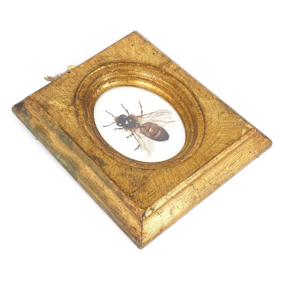 Quadretto APIS APIS CORNICE ORO  CATERINA BERTA