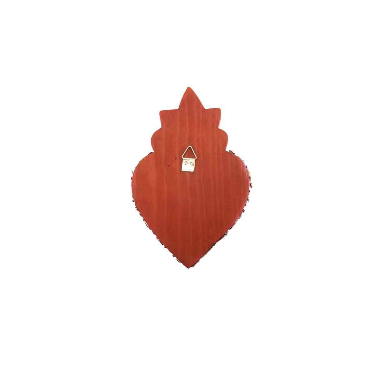 ARTE FASHION MEXICO CUORE LEGNO BLU SMALL