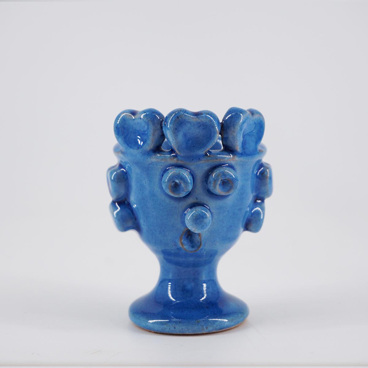 Coquetier Mori COEURS bleu clair