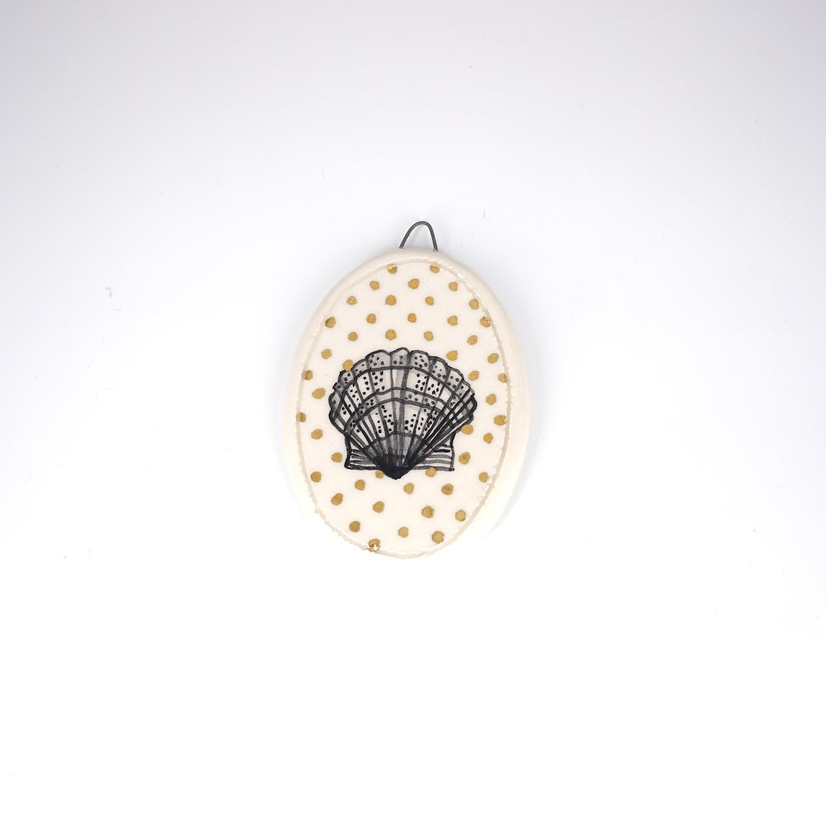 Ovalino CONCHIGLIA fondo pois liscio