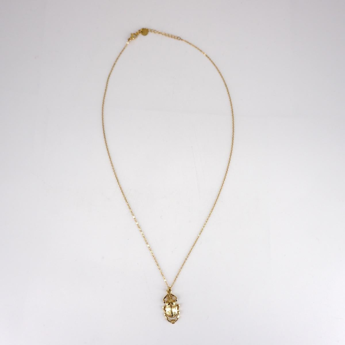 Collana SCARABEO DORATO