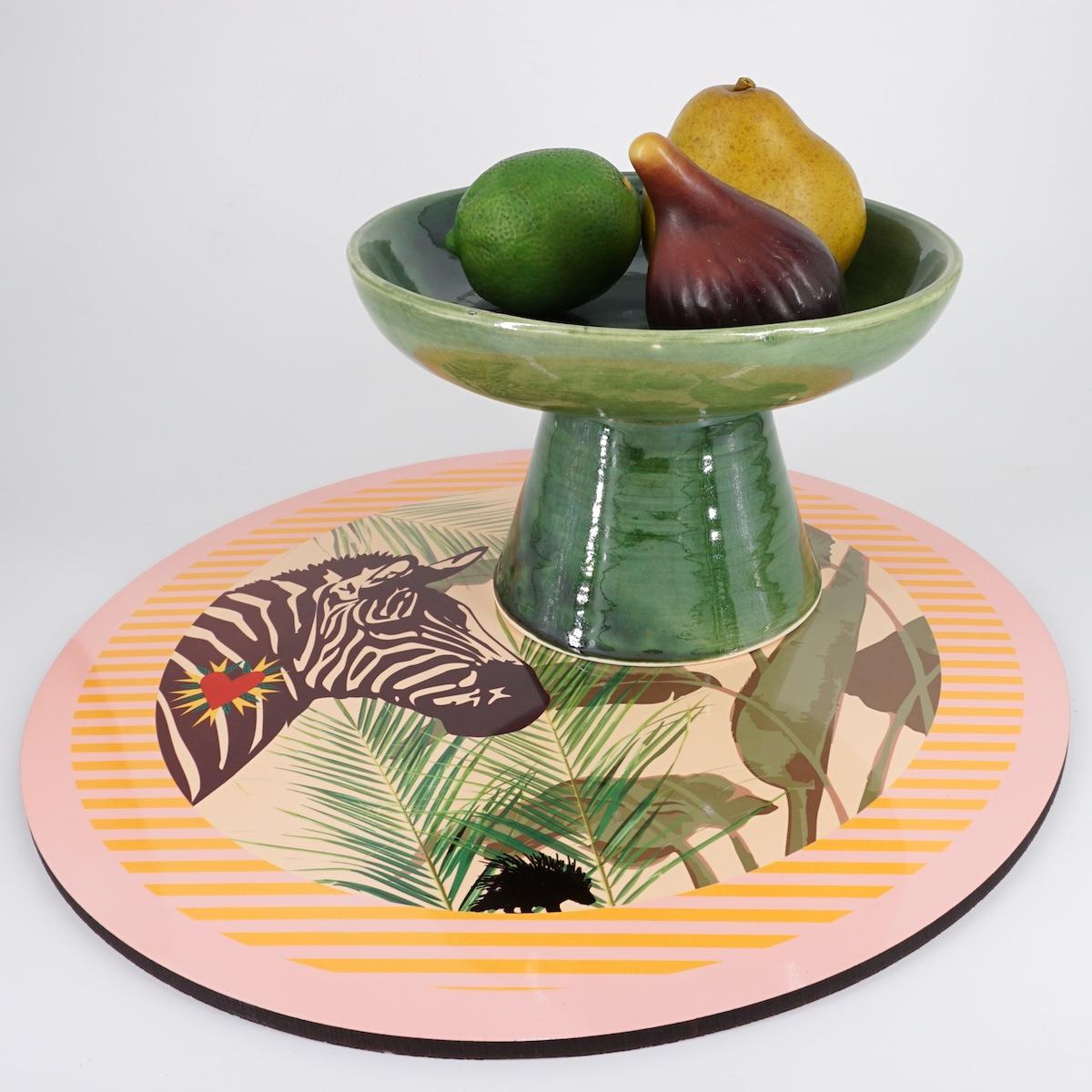 ALZATINA VERDE IN CERAMICA