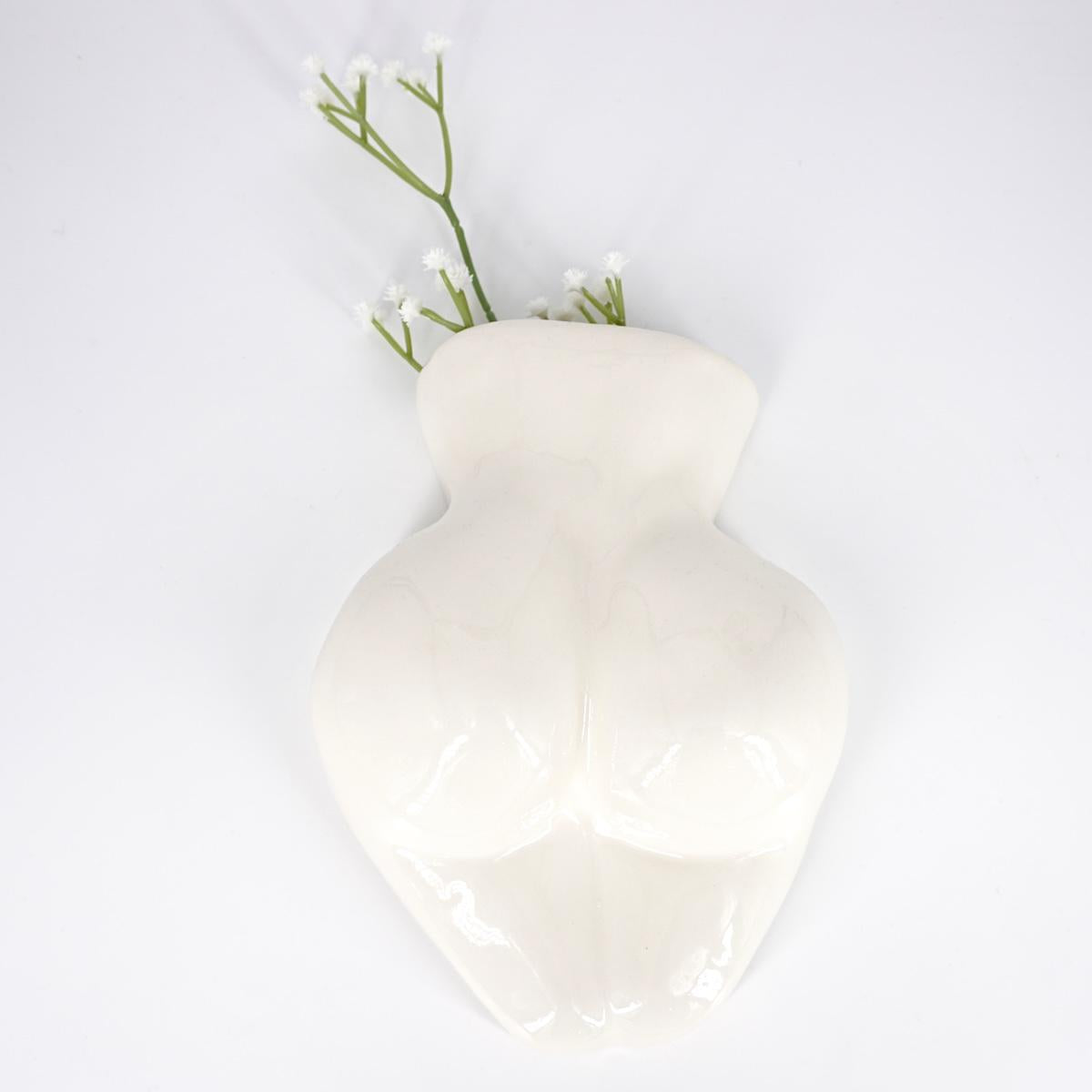 Vaso CHIAPPE da parete VASO DA MURO DONNA BIANCO SGABRINA