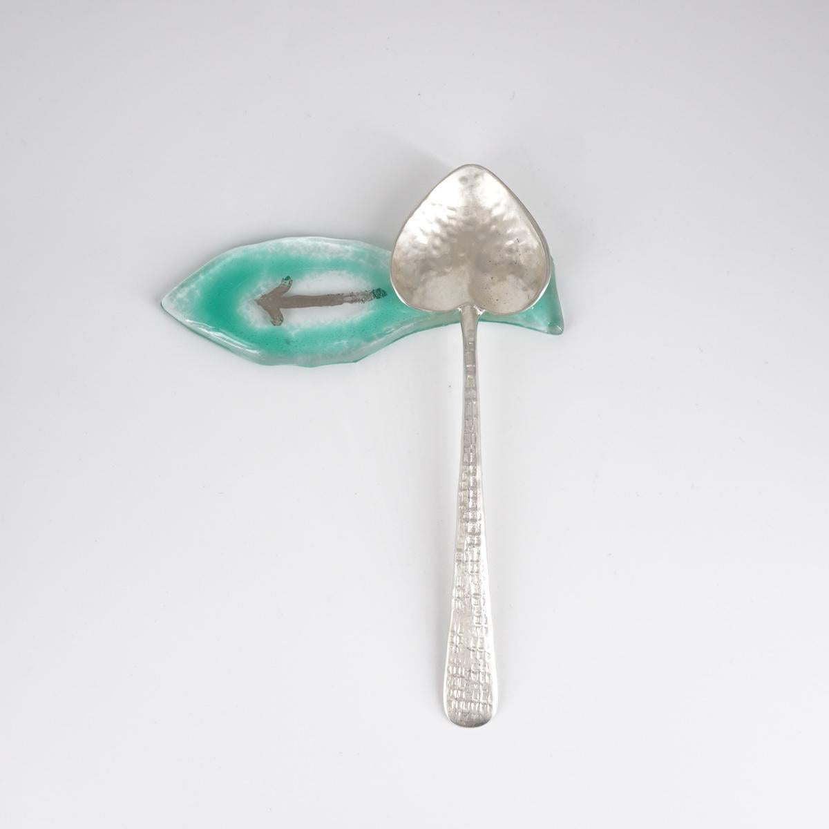 Poggiaposate PESCIOLINO verde acqua