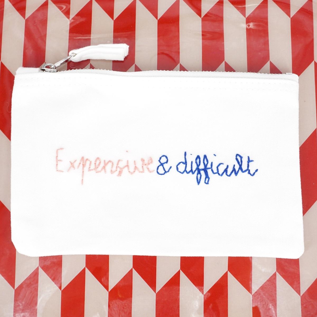 Piattina ricamata EXPENSIVE & DIFFICULT PIATTINA EXPENSIVE & DIFFICULT TERESA