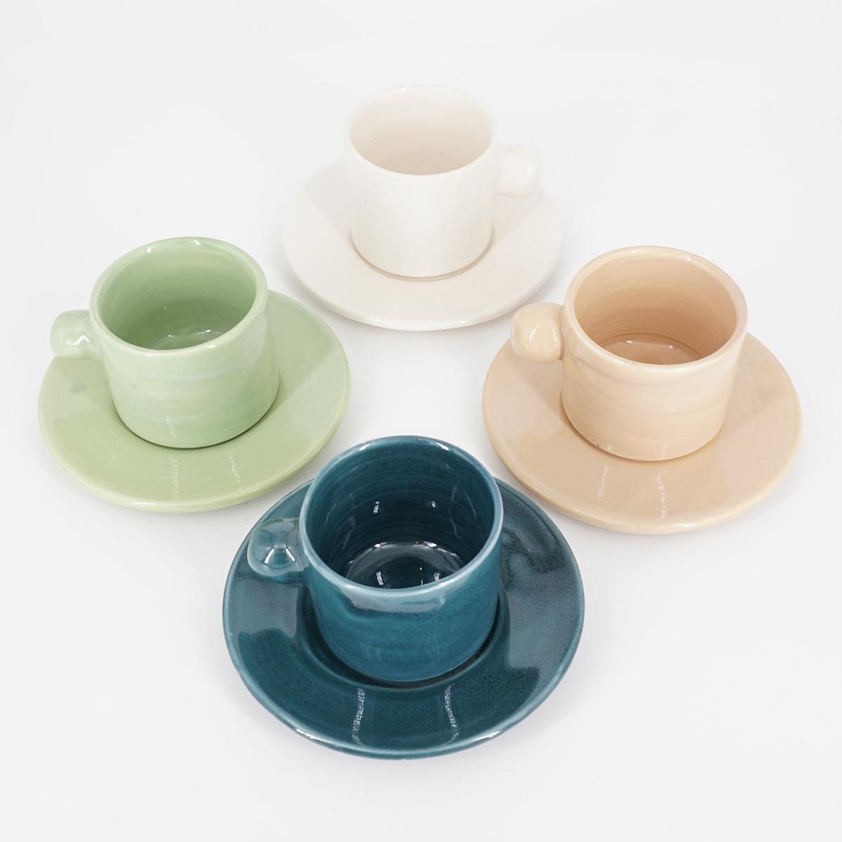 TAZZINA CAFFè CON PIATTINO TUPPO SALVIA TAZZINA CAFFÈ TUPPO SALVIA NICOLE