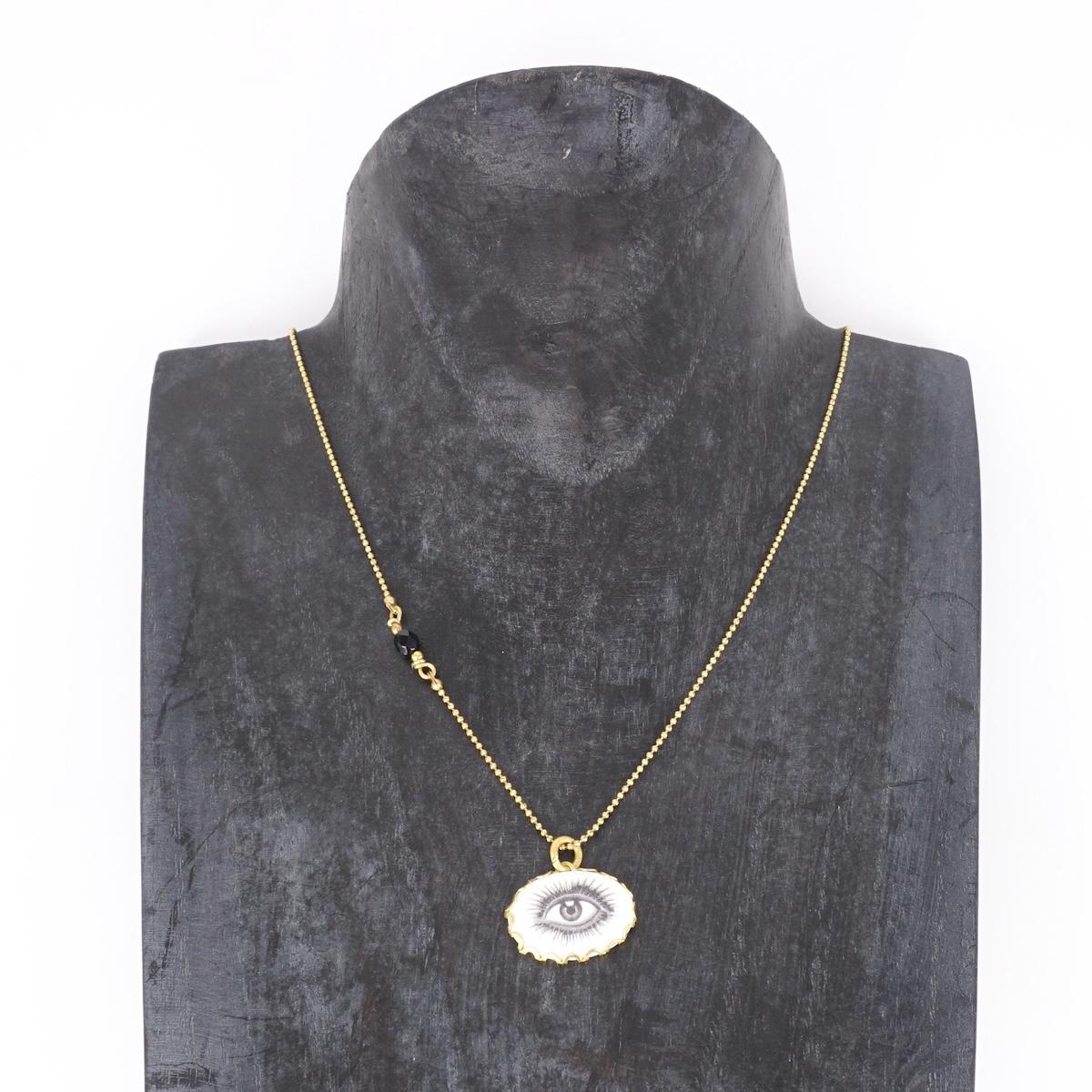 Collana OCCHIO con perlina