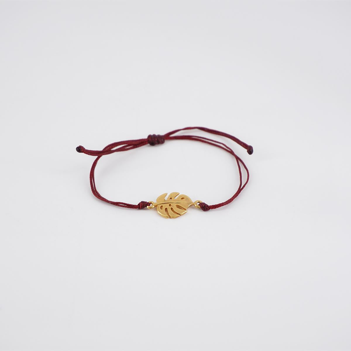 MONSTERA single-strand bracelet