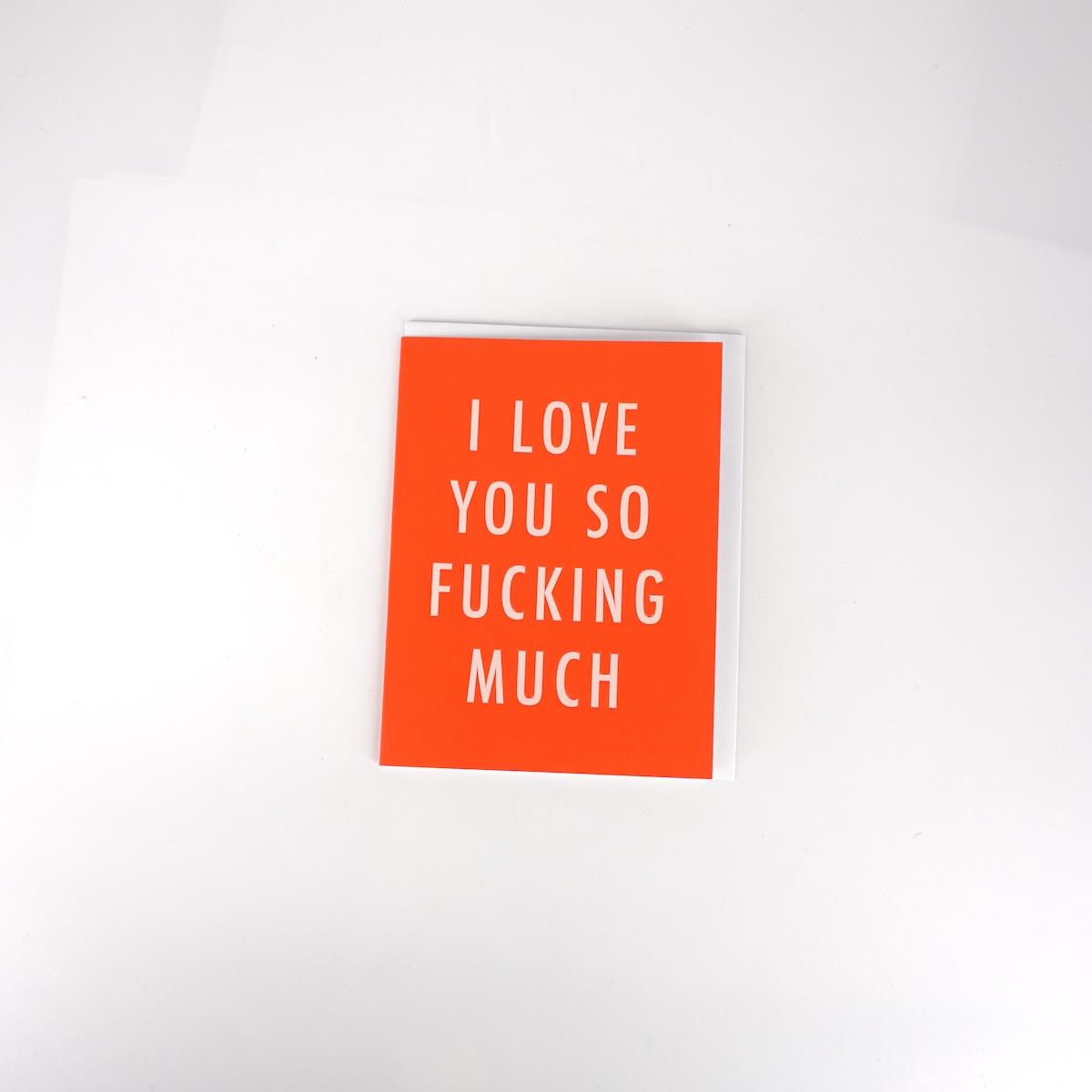 BLUEQ CARD I LOVE YOU